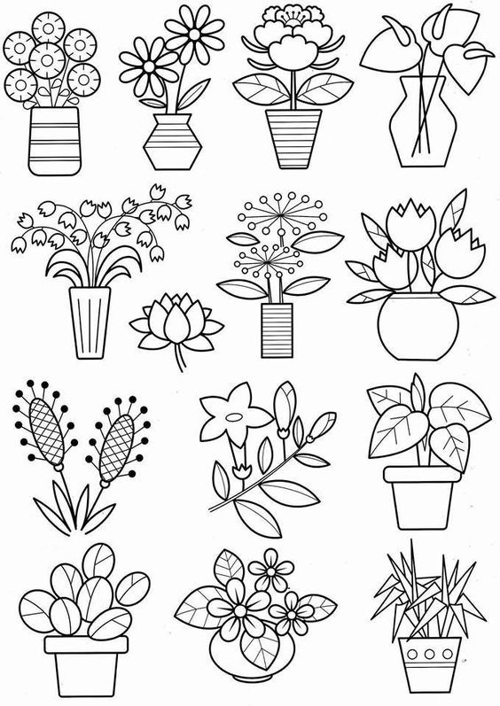 100种手帐树的画法,100种手帐画法小人