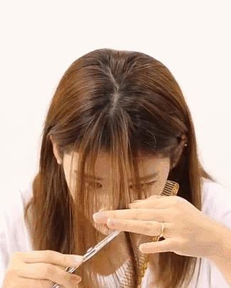 刘海半长不短怎么办,刘海尴尬期怎么扎发型半长不短