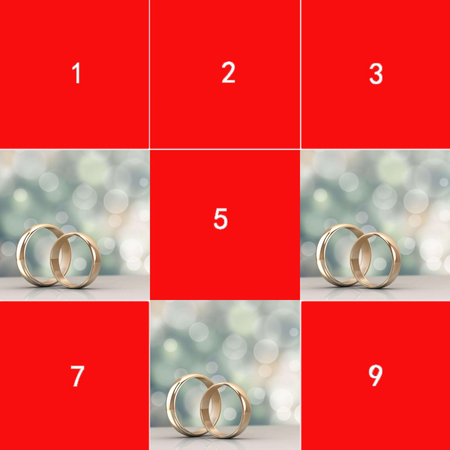 9宫格镂空爱心拼图教程,快捷指令心形九宫格切图详细教程