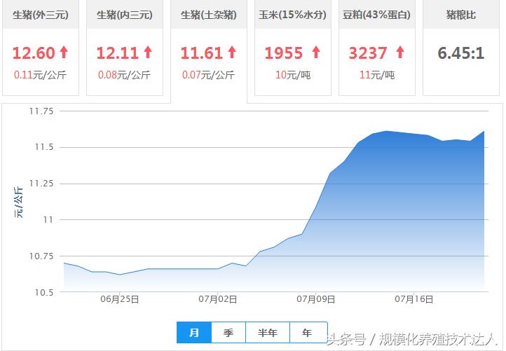 2018年4月5日全国生猪价格及走势,2019年4月25日全国生猪价格行情