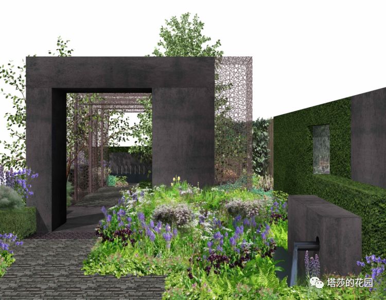 这座暗黑花园，不仅酷，还防涝