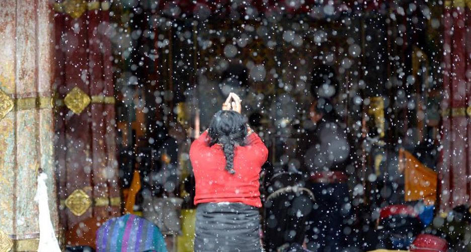 2018下半年如果你来，我会为你献上哈达，说上一句：扎西德勒