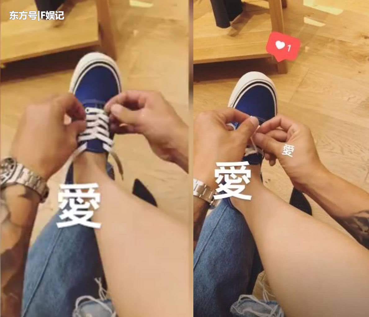 余文乐晒与王棠云合照罕见秀恩爱,余文乐对王棠云的祝福