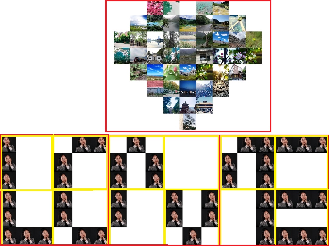 love制作视频教程,love心形九宫格拼图方法
