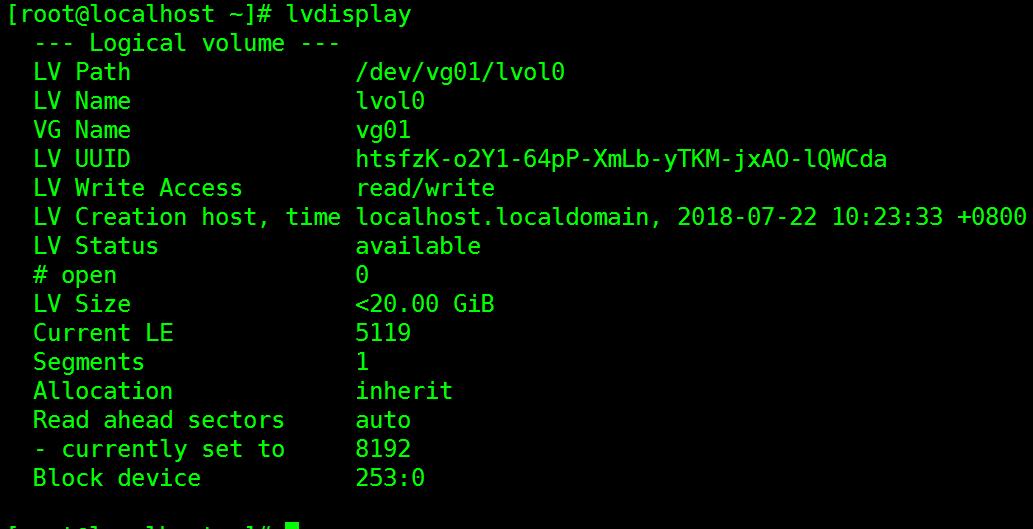 一篇文章让你掌握生产中基本的LVM操作
