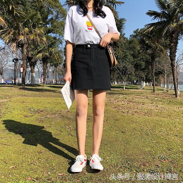 雪纺裙半身裙上衣搭配图,雪纺半身裙搭配什么上衣春夏