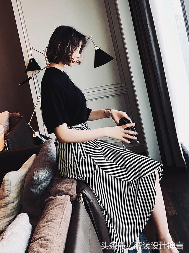 雪纺裙半身裙上衣搭配图,雪纺半身裙搭配什么上衣春夏