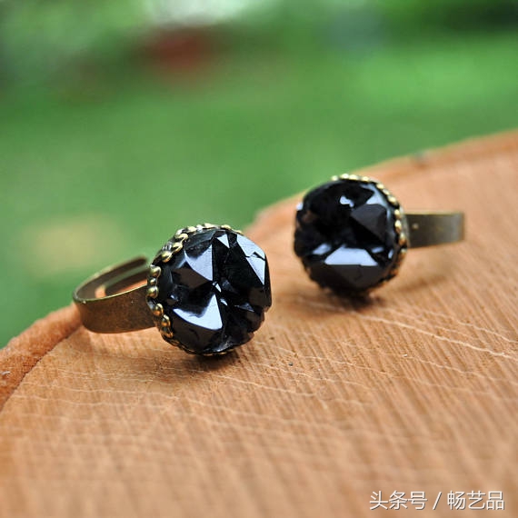 24款创意滴胶DIY水晶戒指树脂水晶戒指