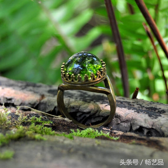 24款创意滴胶DIY水晶戒指树脂水晶戒指