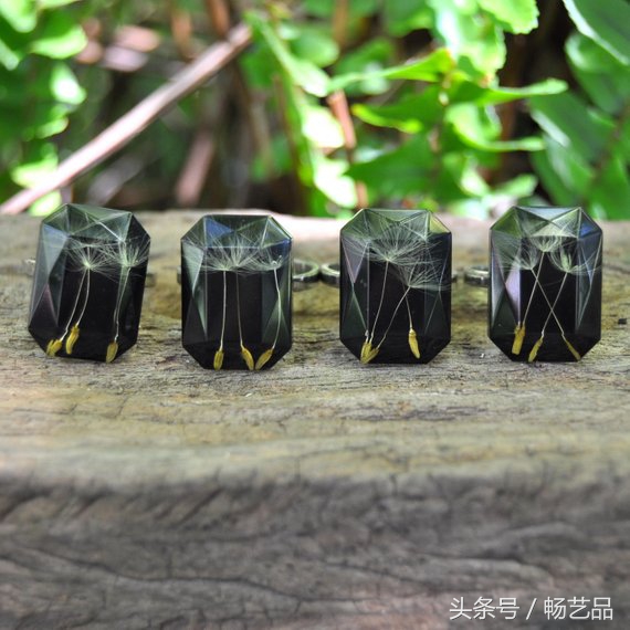 24款创意滴胶DIY水晶戒指树脂水晶戒指