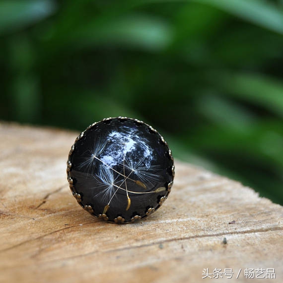 24款创意滴胶DIY水晶戒指树脂水晶戒指