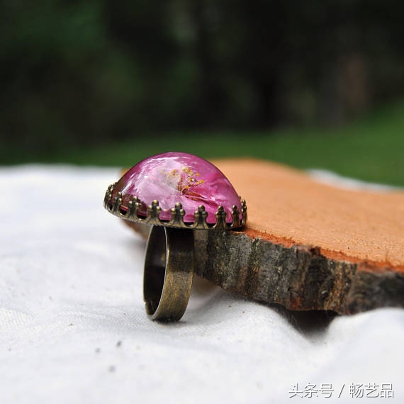 24款创意滴胶DIY水晶戒指树脂水晶戒指