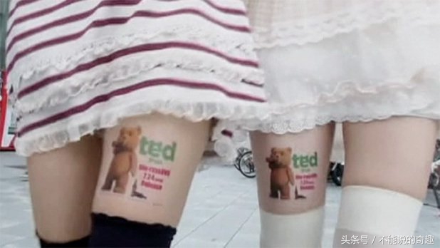 腋窝、大腿、额头？外国朋友做个广告宣传还能如此脑洞大开！