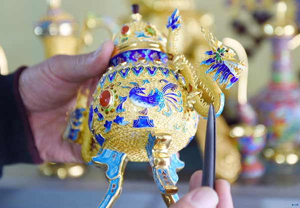 掐丝工艺可以和国外哪种工艺媲美,银掐丝工艺是什么朝代的作品