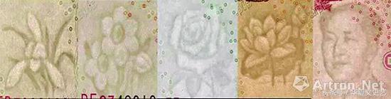 人民币说说配图,100元人民币水印