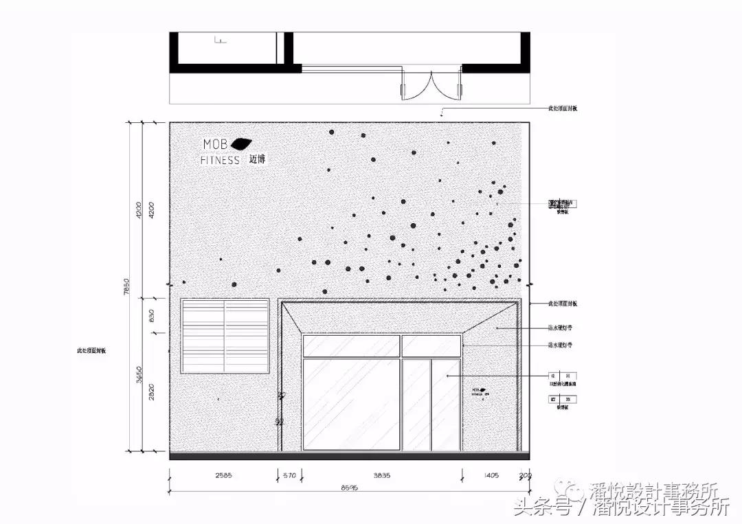 工业风健身房装修效果图,健身房吊顶工业风