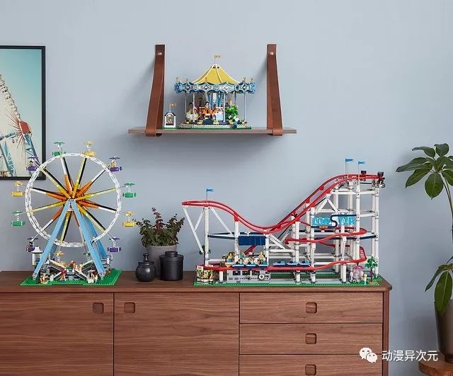 乐高云霄飞车拼装视频,乐高创意高手系列云霄飞车