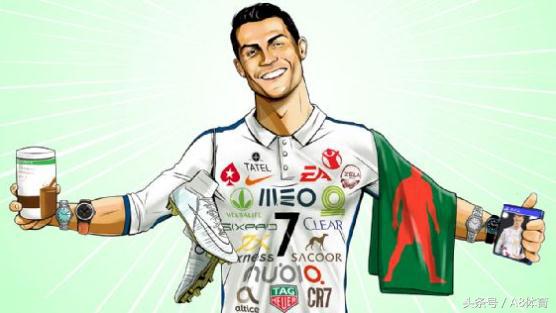 c罗最新接了什么代言,全球巨星评价c罗