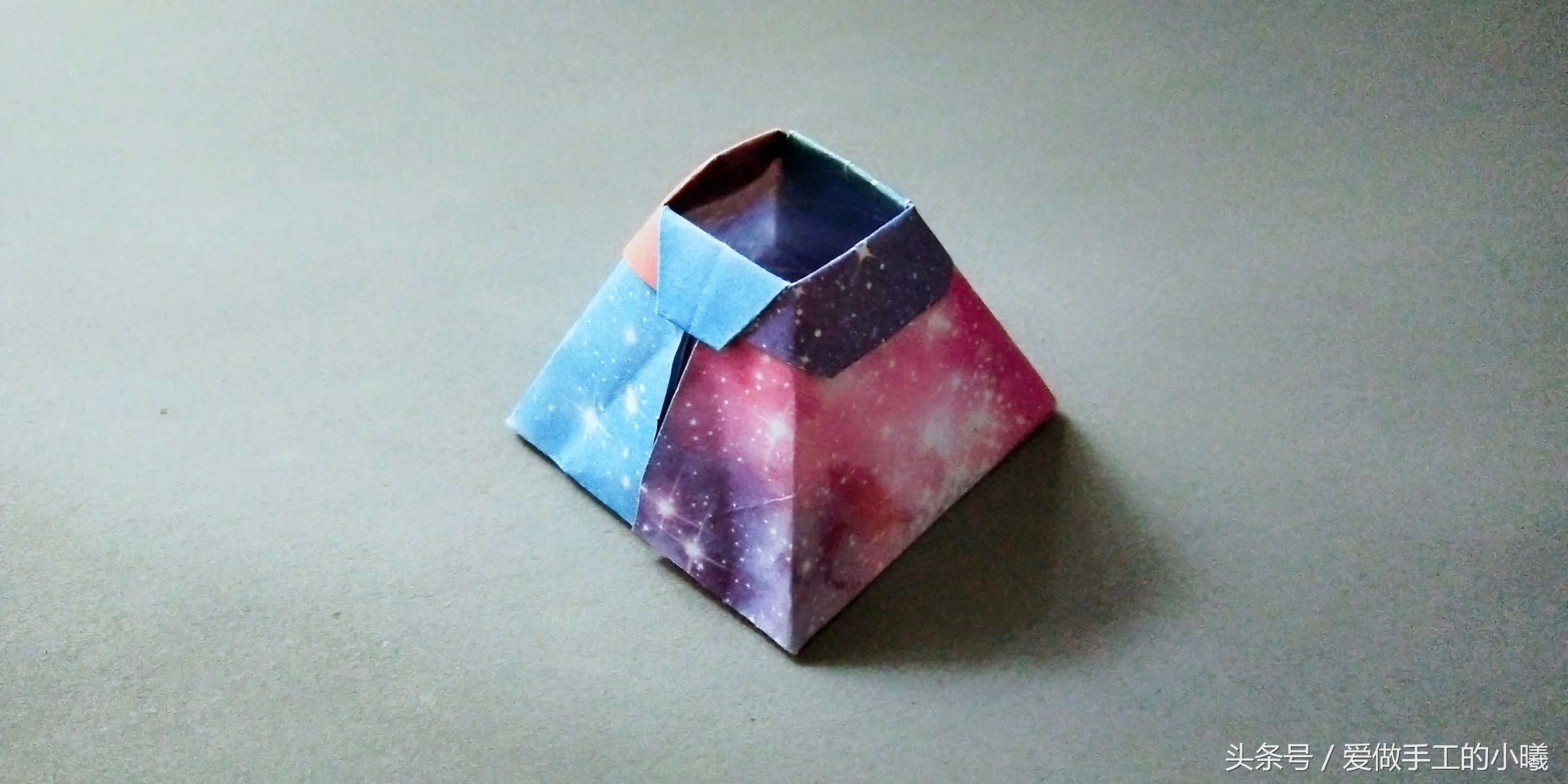 收纳盒的折纸方法教程方形,折纸教程长方形折纸收纳盒