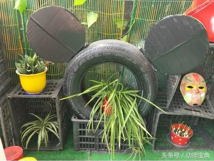 米奇之家环创,幼儿园米奇环创建构区角布置