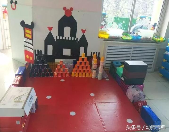 米奇之家环创,幼儿园米奇环创建构区角布置