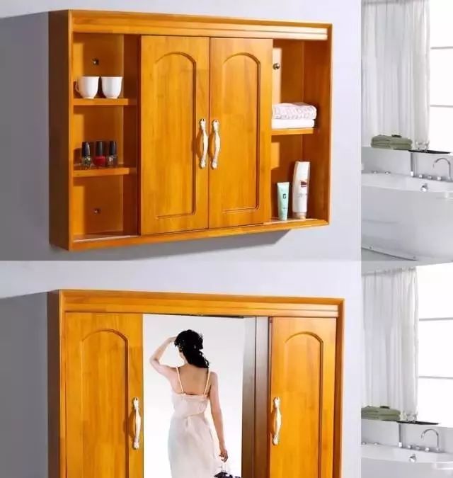 干湿区洗手台镜柜一体设计,智能镜柜一体盆洗手台