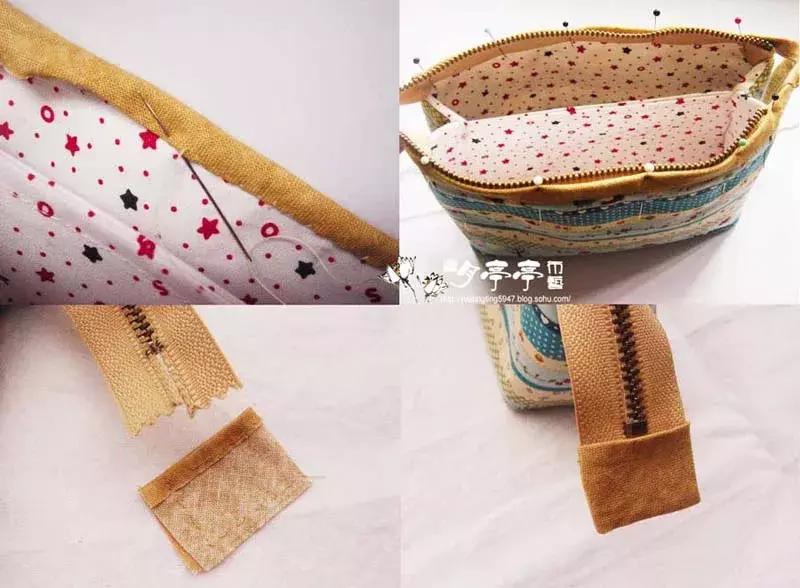 怎样做手拿包的收纳袋,方形收纳包自制教程