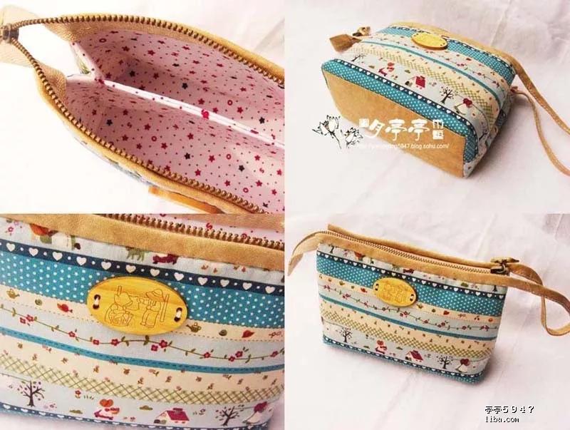 怎样做手拿包的收纳袋,方形收纳包自制教程
