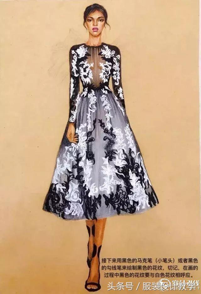 教手绘服装推荐,手绘服装教程零基础