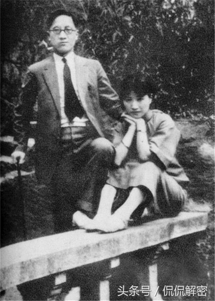 陆小曼的真实照片和徐志摩,陆小曼与徐志摩合影