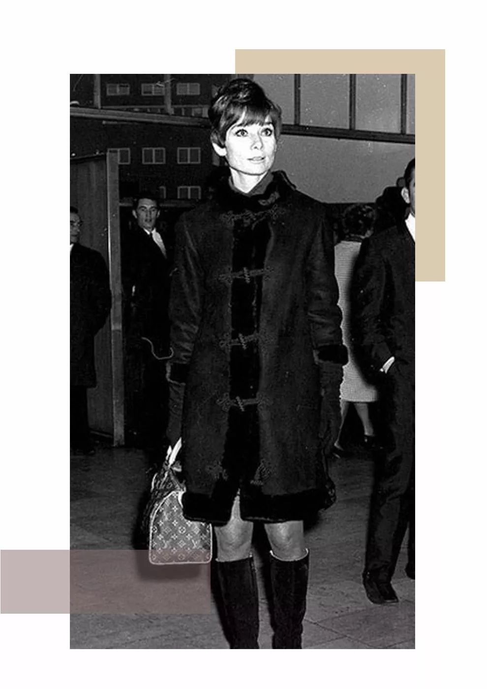 赫本风复古包包,赫本风背什么包