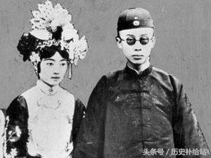 末代皇帝溥仪和婉容合影相片,末代皇帝溥仪和婉容真实影像