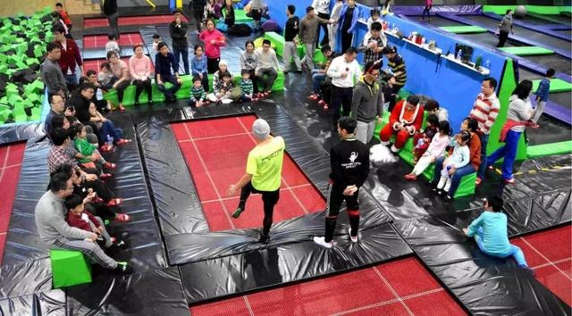 武汉最好玩的蹦床公园,武汉大型儿童乐园淘气堡