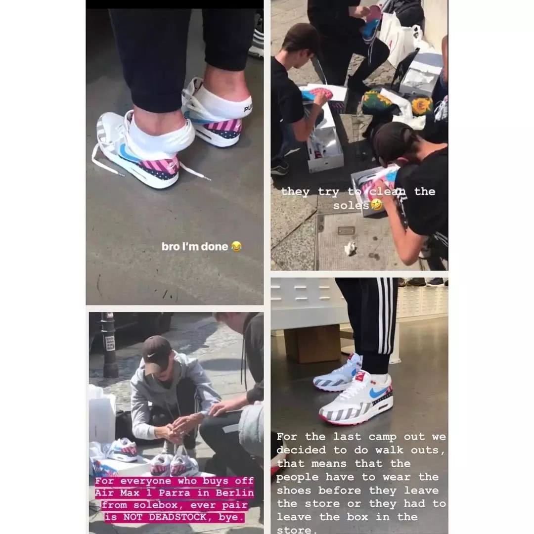 潮闻快食知名鞋店Solebox要求买家上脚离店！