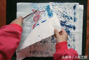 仿蜡染花的制作方法,仿蜡染重彩绘画教程