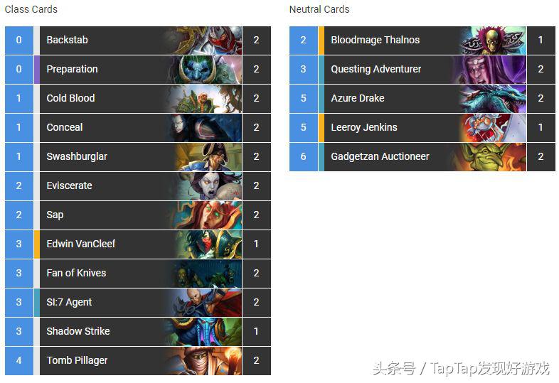 炉石传说奇迹贼对决,炉石传说经典奇迹贼对各职业打法