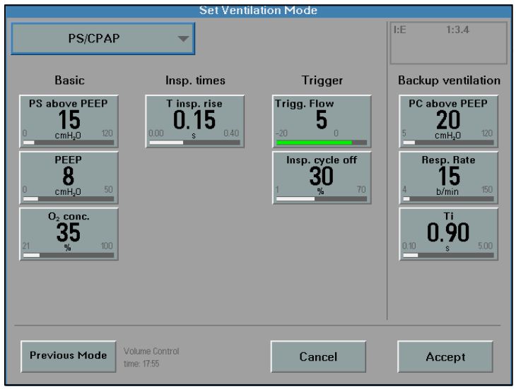呼吸机模式和参数设置及临床意义,院前呼吸机模式及参数设置