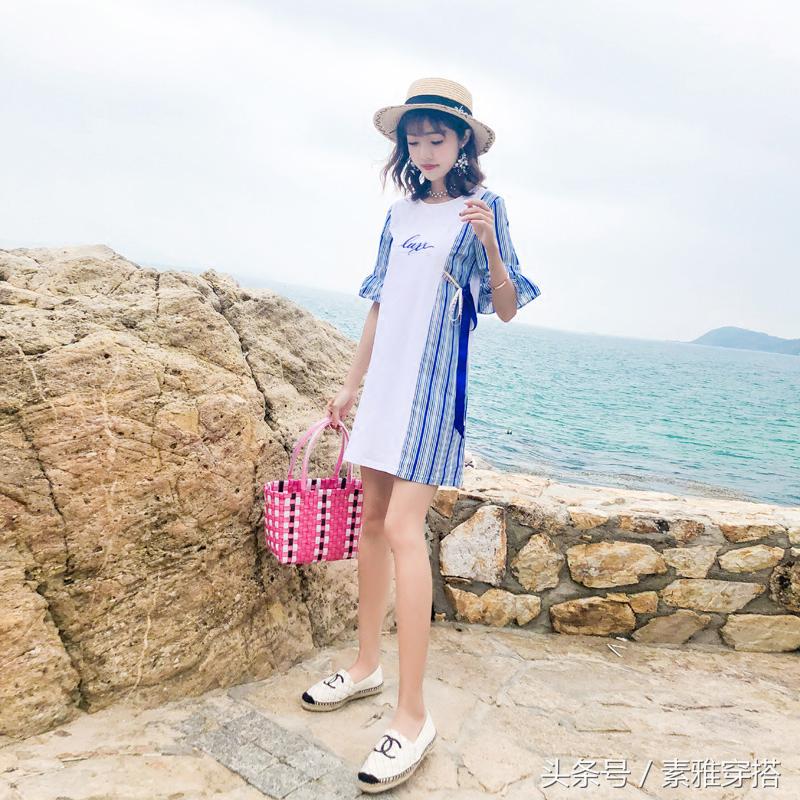 荷叶边裙摆唯美动人,荷叶边碎花裙子如何穿出高级感