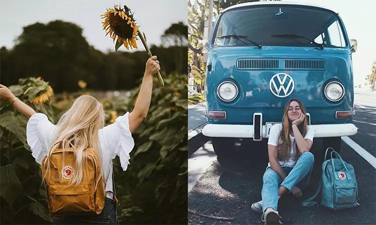 ins上的旅行双肩包大秀！