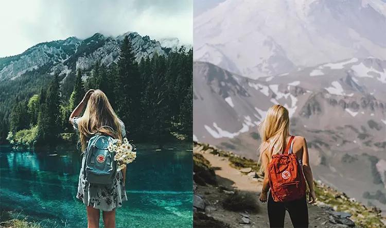 ins上的旅行双肩包大秀！