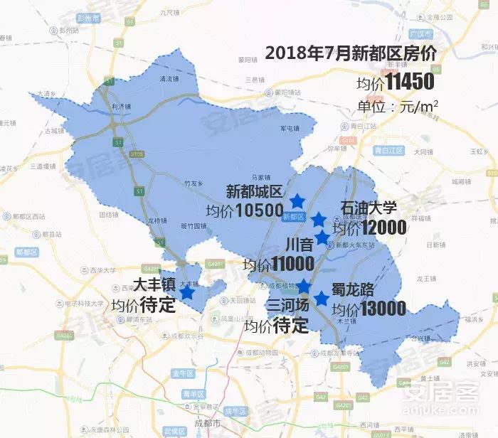 新都各板块房价,新都区房价涨还是跌
