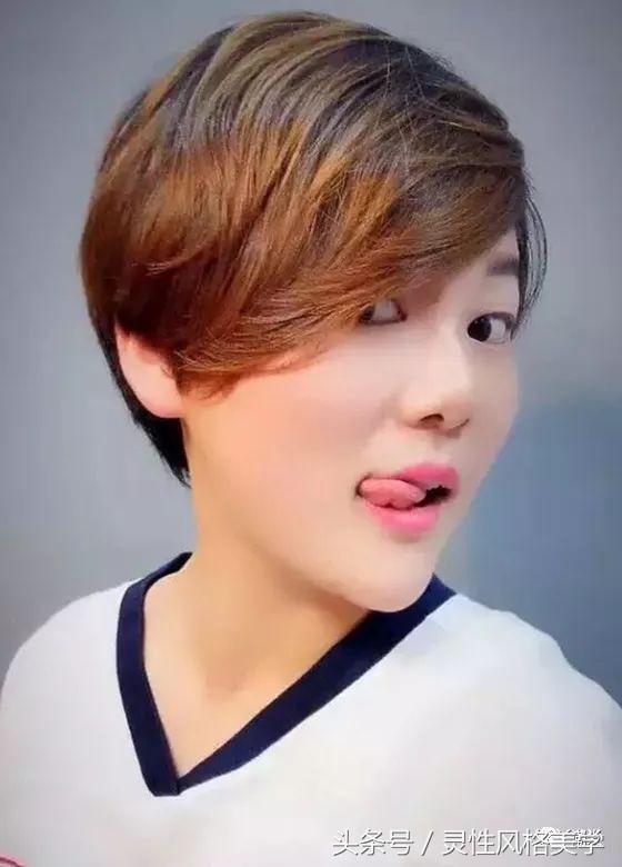 时尚气质高雅的短发造型烫,烫减龄时尚免打理的短发