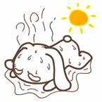 今天天气好热哦,今天好热啊粤语