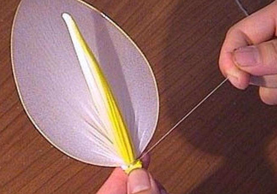 怎么做丝网花教程,袜带花朵制作