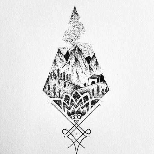 针管笔手绘小插画,针管笔手绘花卉插画