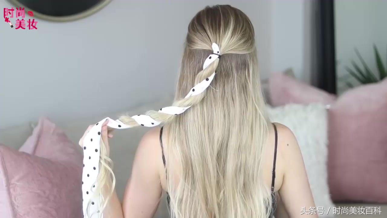 如何编出又酷又飒的发带发型,减龄发带发型教程