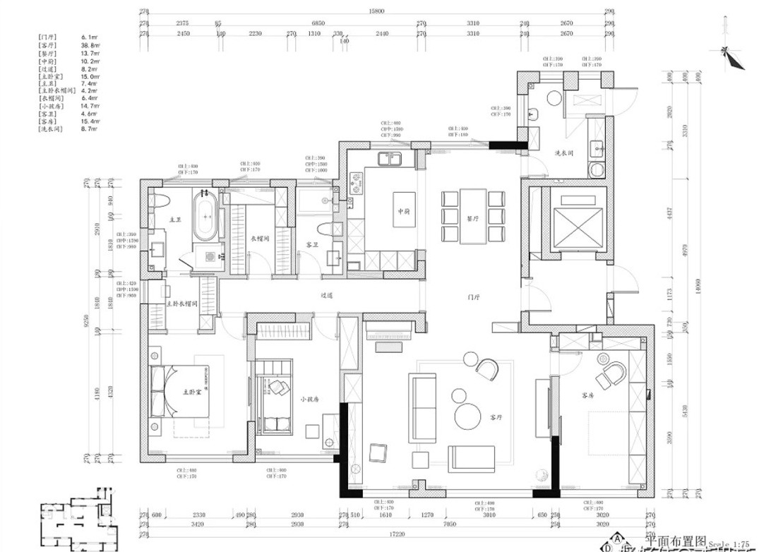 宁波155平米装修,宁波150平40万装修效果