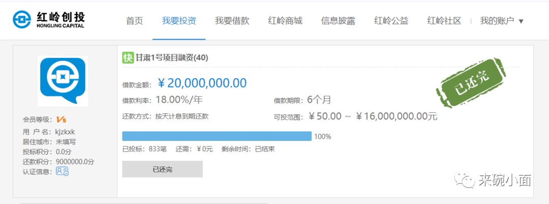 投资4年P2P,5万本金收益40万