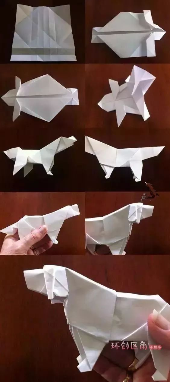 小朋友一学就会的动物折纸,简单的折纸小动物大全图解步骤