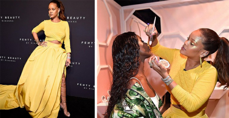 蕾哈娜fanbeauty,范冰冰蕾哈娜彩妆